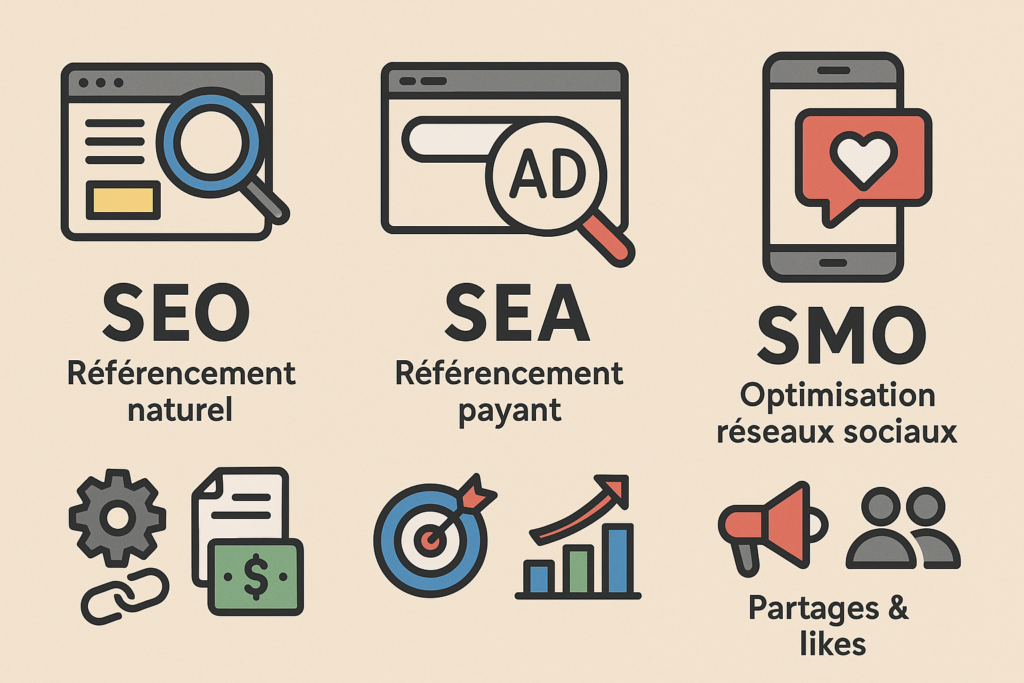 seo, sea, smo